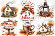 Autumn Sublimation Clipart, a Seasonal Illustration by RobertsArt (Thumbnail 1 of 7)