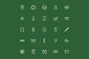 Disposable Product Icon Set, an Icon by Berkah Studio