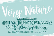 Very Nature Font, a Script Font by siscxiu (Thumbnail 5 of 5)