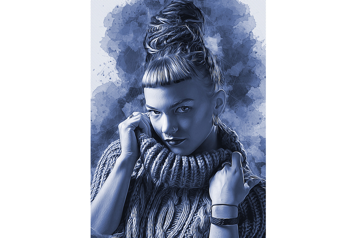 Artistic Oil Painting PS Action, an Action Add-On by Studio Retouch (Photo 11 of 11)