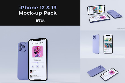 iPhone 12 & 13 Mockup Pack