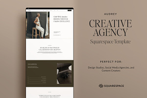 Audrey Squarespace Website Template