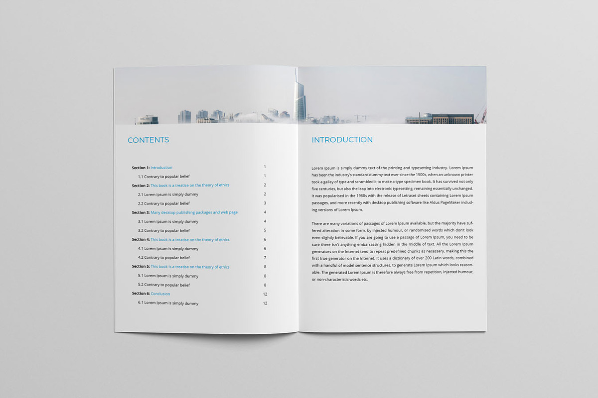 Company Profile Template WORD & INDD, a Brochure Template by Taiffco (Photo 2 of 8)