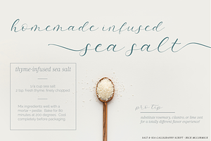 Salt And Sea Calligraphy Font