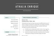 Creative Resume CV Template, a Resume Template by GResume (Thumbnail 7 of 7)