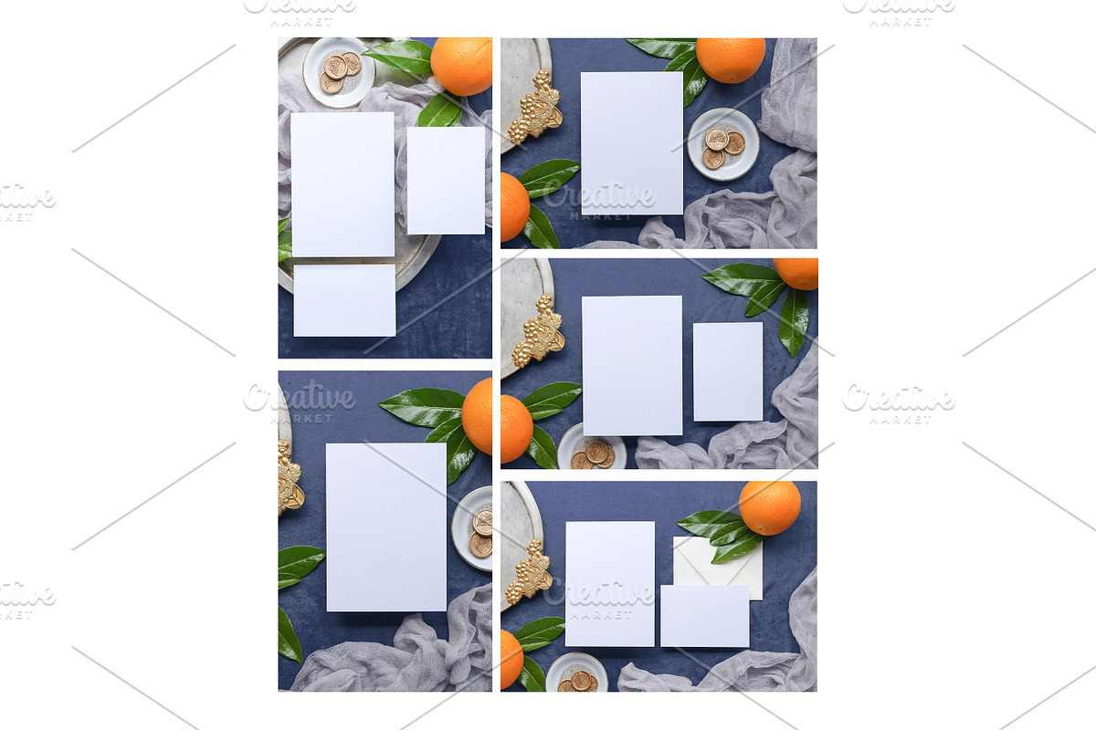 Citrus - Invite Mock Up Bundle, an Arts & Entertainment Photo by Mockette (Photo 2 of 2)