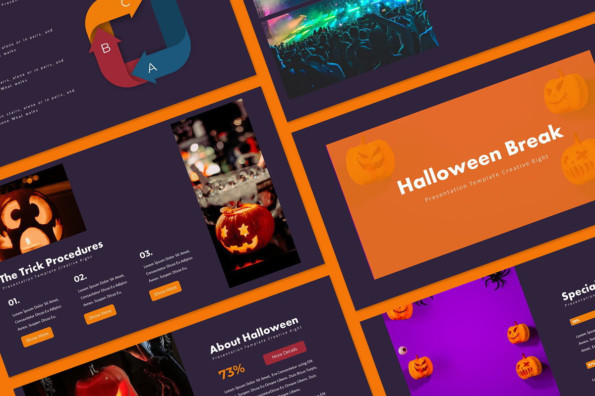 Halloween Creative Party G Slides, a Presentation Template by Fortyone (Photo 2 of 6)