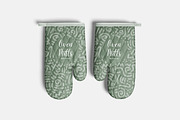 Oven Mitt Mockup, a Product Mockup by bimockup (Thumbnail 2 of 6)