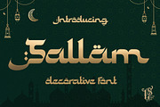 Sallam, a Font by LetterStock (Thumbnail 1 of 7)