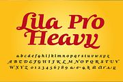 Lila Pro Heavy, a Script Font by Eurotypo (Thumbnail 2 of 4)