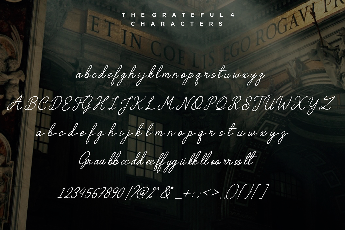 The Grateful Script, a Script Font by Sronstudio (Photo 15 of 15)