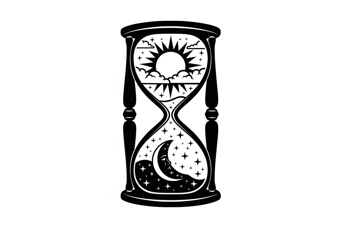 Celestial Sun Moon Hourglass Bundle, an Illustration by Gaye Art (Photo 11 of 31)