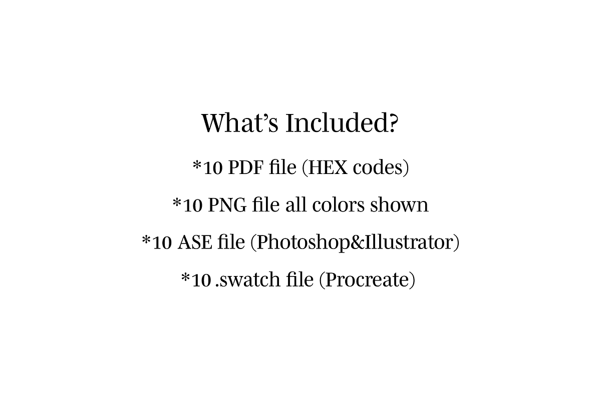 Color Palettes Procreate Illustrator, a Palette Add-On by Atelier Fem (Photo 2 of 12)