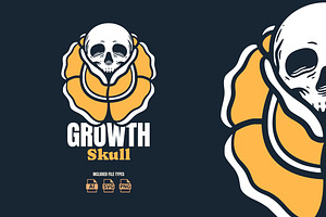 Growth Skull Illustration, an Object Illustration by Decoconio Design