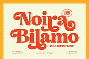 Noira Bilamo Retro Groovy Serif, a Serif Font by timelesstype.co (Thumbnail 1 of 15)
