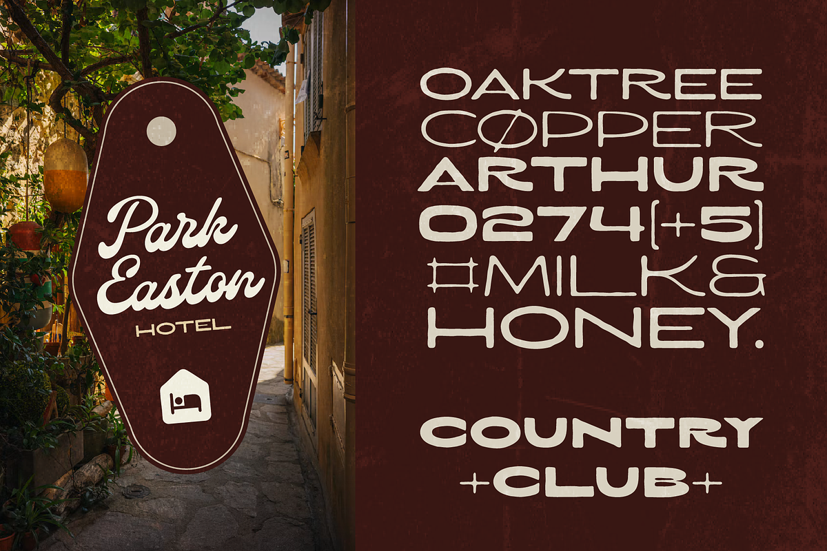 Canberra Alcon Vintage Font Duo, a Script Font by Tyasify (Photo 11 of 13)