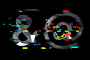 Glitch Font, a Sans Serif Font by Handmadefont (Thumbnail 5 of 10)