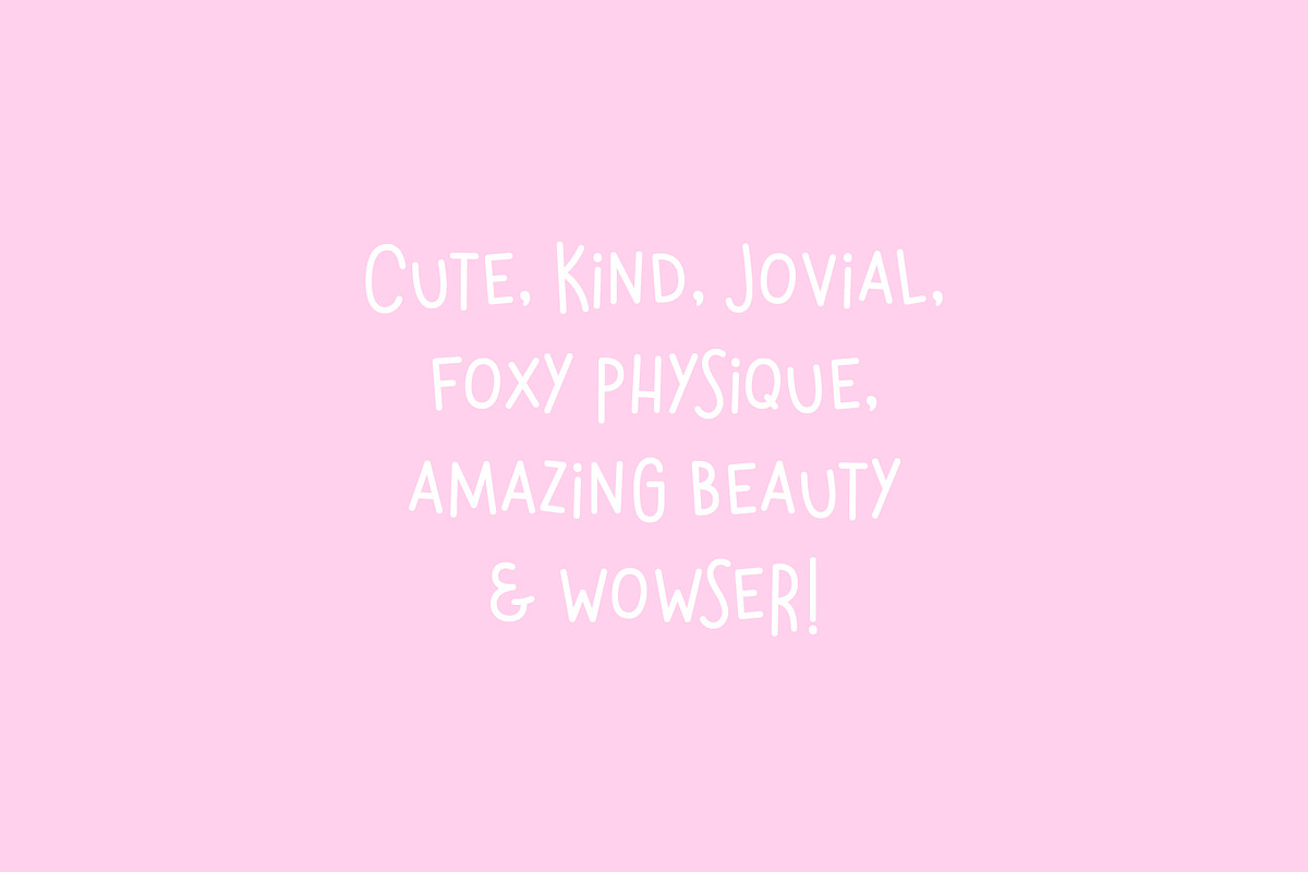 My Only Sunshine Font, a Sans Serif Font by Miss Tiina (Photo 4 of 5)