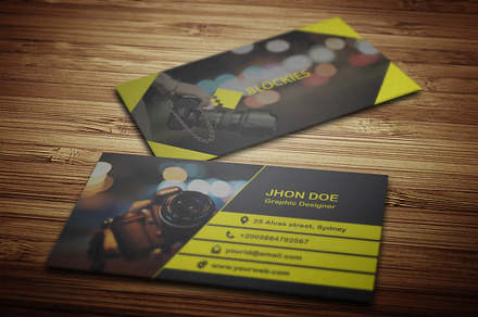 Circular Business Card Template, a Business Card Template by Pentaclay