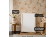 Floral Nursery Wall Frame Mockup, a Product Mockup by MockupWizard (Thumbnail 2 of 5)