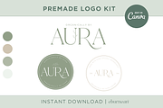 Sage Logo Template Kit Canva, a Branding & Logo Template by Studio Eburnean (Thumbnail 1 of 4)