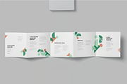 Accordion Square Flyer Mockup, an Advertising Mockup by megostudi0 (Thumbnail 1 of 2)