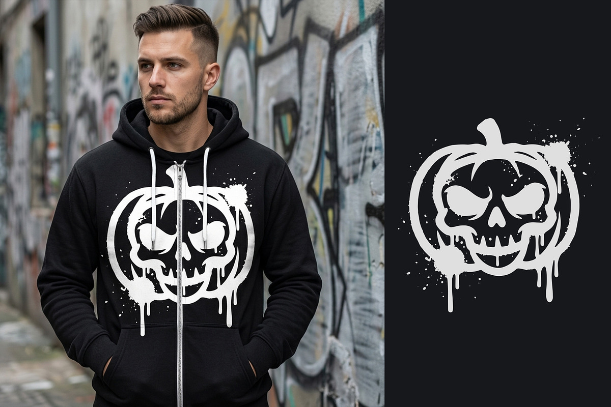 Graffiti Pumpkin Vector SVG PNG Set, an Object Graphic by zahidhossainalif (Photo 3 of 4)