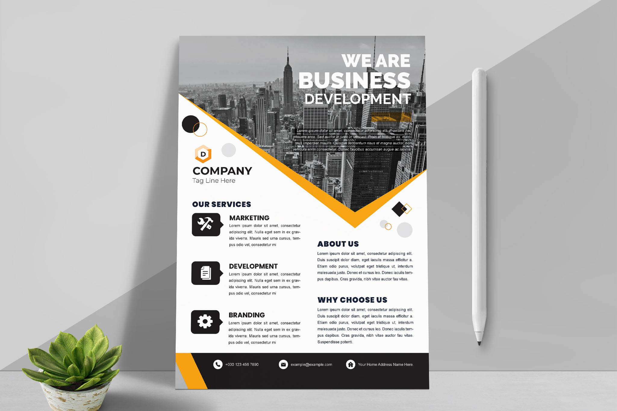 Corporate Flyer Template Design