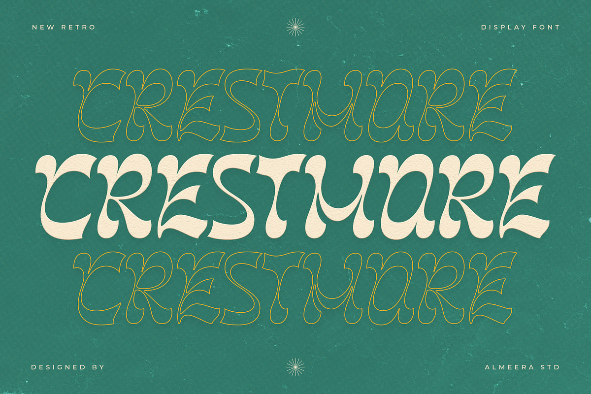 Maribont – Retro Display Typeface, a Blackletter Font by Almeera Std (Photo 7 of 10)