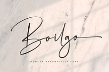 SALE ! Boilgo - Handwritten Font