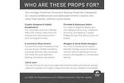 Vintage Christmas Ornaments Objects, an Object Graphic by Mockup Scene (Thumbnail 2 of 12)