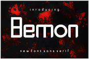 Bemon, a Sans Serif Font by riotama85 (Thumbnail 1 of 5)