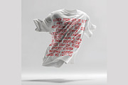 Flying Dynamic T-Shirt Mockup PSD, a Shirt Mockup by LESZ Design (Thumbnail 3 of 6)