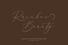 Rainbow Beauty - Chic Calligraphy