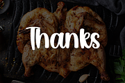 Chicken Grilled | Script Font, a Script Font by Scratchones (Thumbnail 9 of 9)