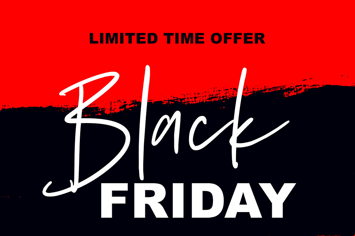 Grunge black friday sale template, a Marketing Template by Love Giftery (Photo 2 of 2)