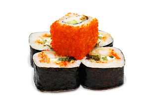 Sushi rolls, a Photo by saiko3p