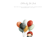 Christmas Village Clipart Set, a Decorative Illustration by Pati Paints (Thumbnail 3 of 10)