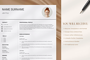 Resume Template Google Docs Word, a Resume Template by OkiDocs Resume Templates (Thumbnail 4 of 11)