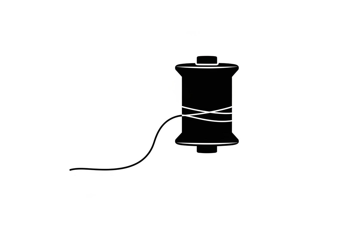 Sewing Thread Spool Silhouette, a Graphic by hafijul (Photo 7 of 11)
