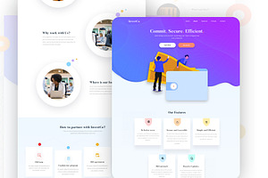 Invest Co. Landing Page