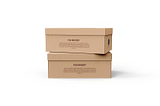 Kraft shoe box mockup, a Packaging Mockup by zphotographystudio (Thumbnail 4 of 11)