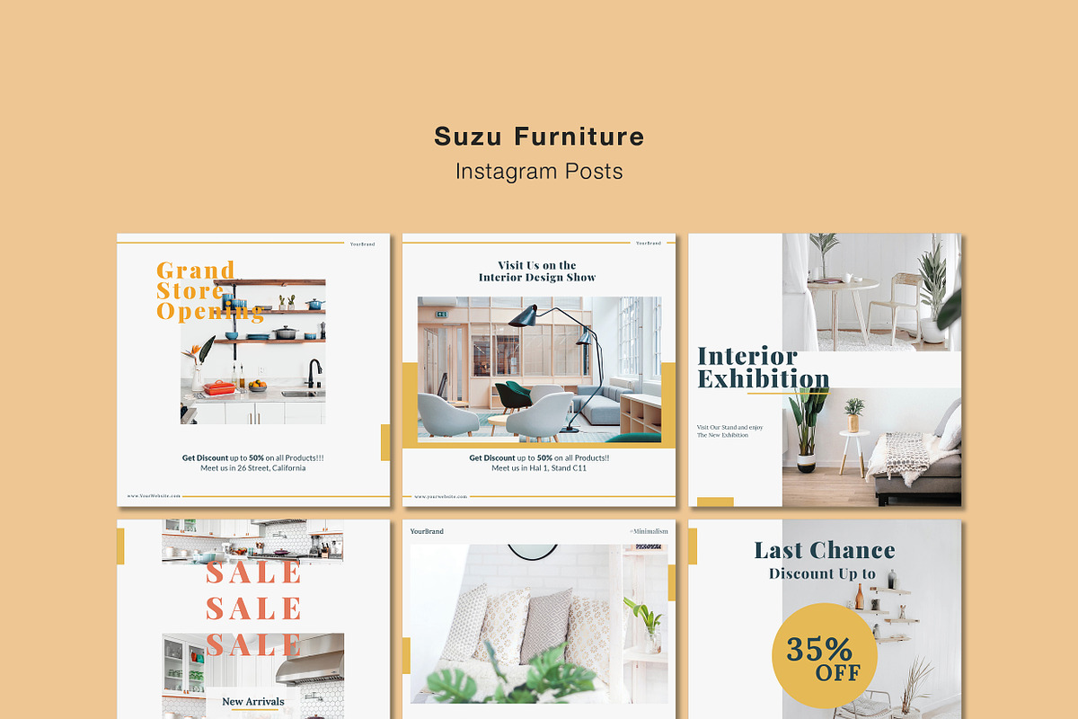 Furniture Instagram Suzu | PS, a Social Media Template by BlancaLab Studio (Photo 7 of 8)