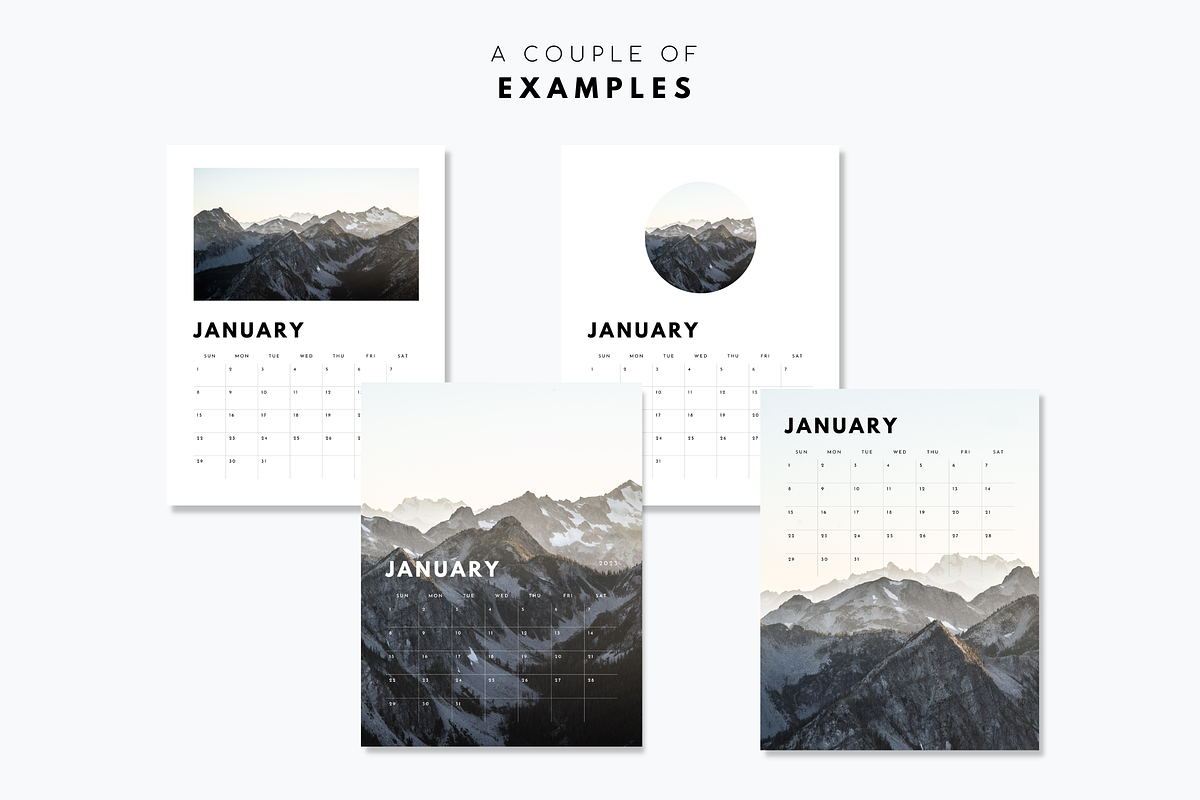 2027 Calendar Template Psd Canva, a Poster Template by DesignStudioTeti (Photo 4 of 9)