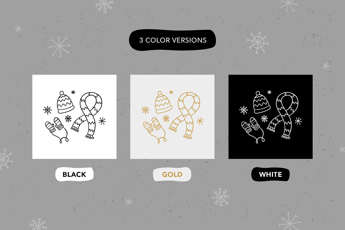Winter Doodles, an Illustration by Redchocolate (Photo 5 of 12)