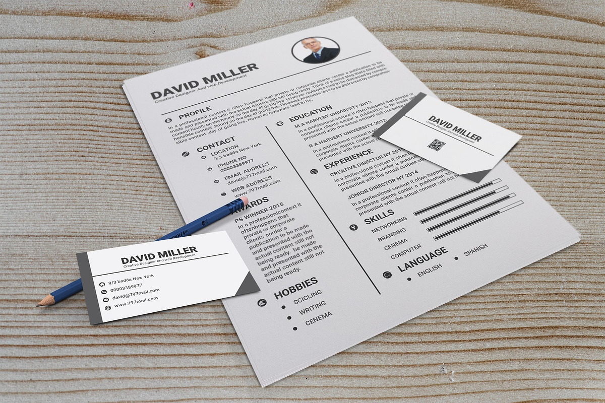 Resume Template | CV + Cover Letter, a Resume Template by designvillage (Photo 10 of 13)