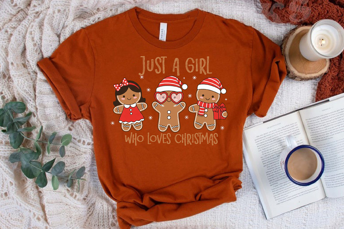 Just a Girl Who Loves Christmas Png, an Illustration by Libby Wishes (Photo 5 of 8)