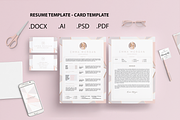 Pack Resume and Card Template / M, a Resume Template by Showy68 Template (Thumbnail 1 of 8)