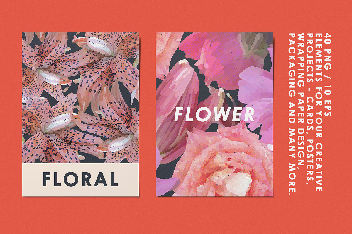 Vintage Flowers Collection, an Object Graphic by Anny (Photo 2 of 17)