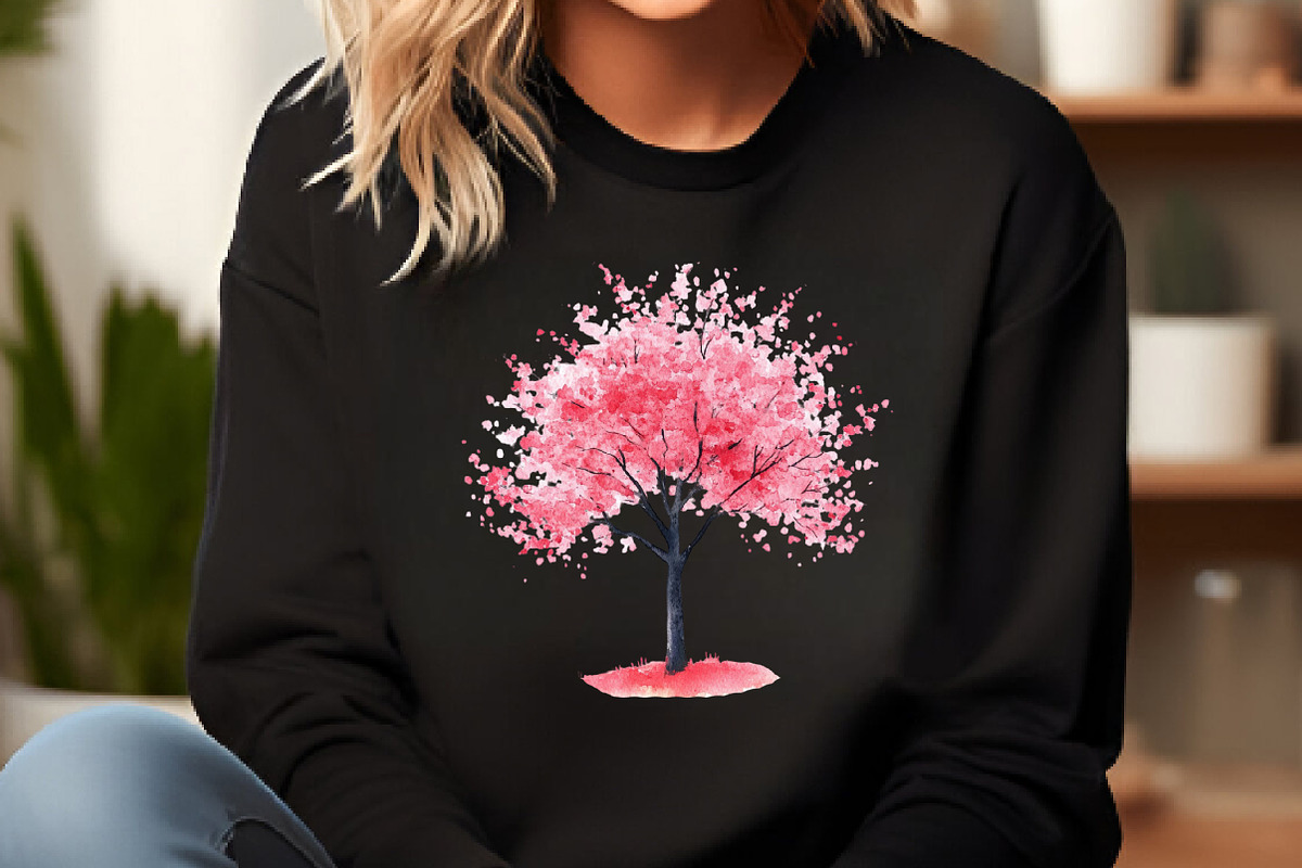 Japanese Cherry Blossom Tree, an Illustration by DreamCafeArt (Photo 6 of 7)